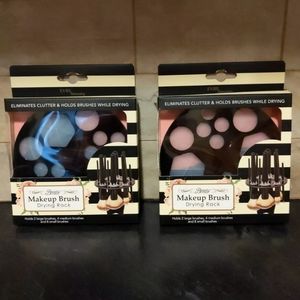 Beauty Cube Makeup Brush Drying Rack Holds 14 Brushes (pack Of 2)